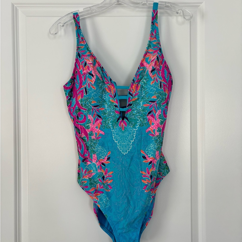 Vibrant Floral One-Piece Swimsuit